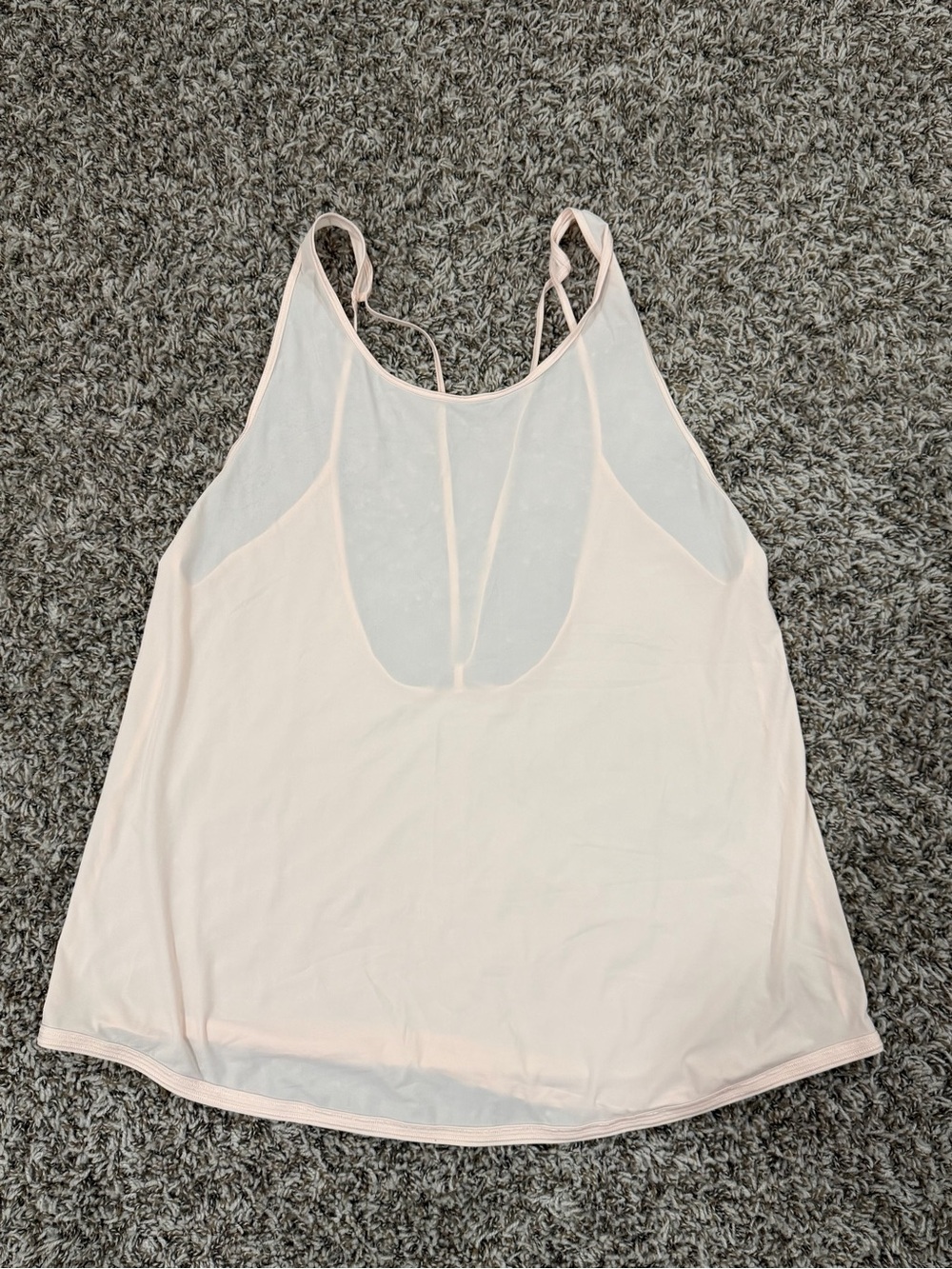 Lululemon Light Pink Women's Strappy Tank Top